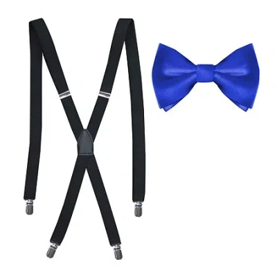 J. Ferrar Bow Tie Set In Black