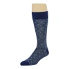 J. Ferrar Dress Mens 1 Pair Crew Socks In Blue