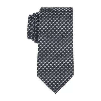 J. Ferrar Fazel Neat Chevron Tie In Black