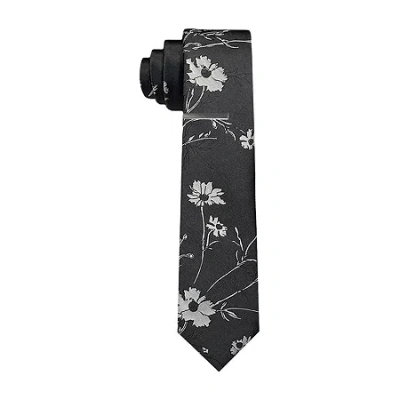 J. Ferrar Floral Tie In Black