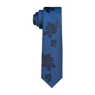 J. Ferrar Floral Tie In Blue