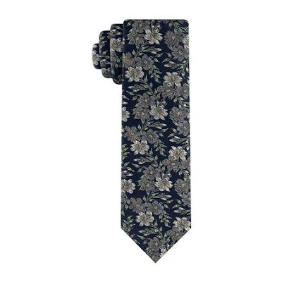 J. Ferrar Floral Tie In Black