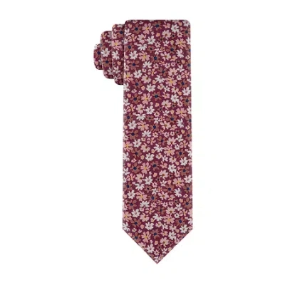 J. Ferrar Floral Tie In Brown