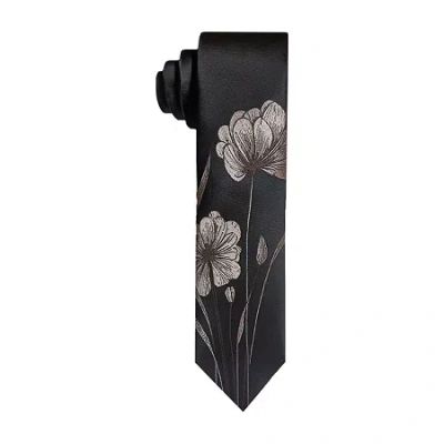 J. Ferrar Floral Tie In Black