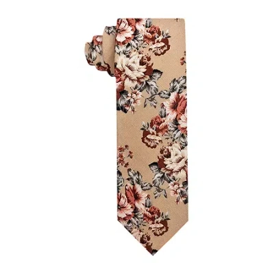 J. Ferrar Floral Tie In Metallic