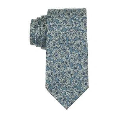 J. Ferrar Kesten Floral Floral Tie In Blue