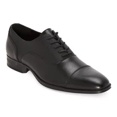 J. Ferrar Lennox Mens Cap Closed Toe Oxford Shoes In Black