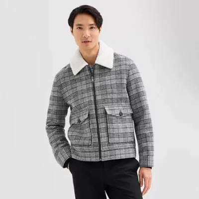 J. Ferrar Mens Midweight Bomber Jacket In Multi