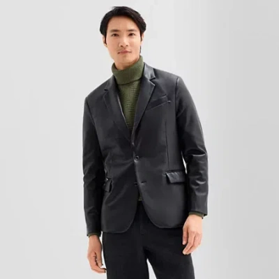 J. Ferrar Mens Regular Fit Blazer In Black