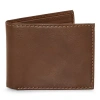 J. Ferrar Mens Rfid Blocking Traveler Wallet In Brown