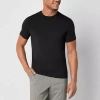 J. Ferrar Mens Short Sleeve Quick Dry T-shirt In Black