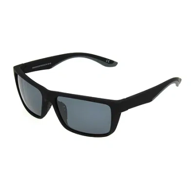 J. Ferrar Mens Uv Protection Round Sunglasses In Black