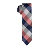J. Ferrar Plaid Tie In Blue