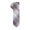 J. Ferrar Plaid Tie In Gray