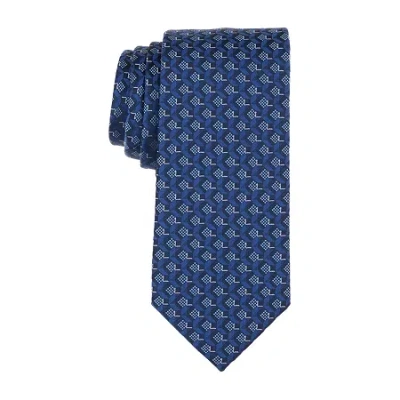 J. Ferrar Portman Neat Tie In Blue
