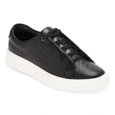 J. Ferrar Russel Mens Round Closed Toe Slip-on Shoe In Black