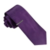 J. Ferrar Satin Solid Tie Set In Purple