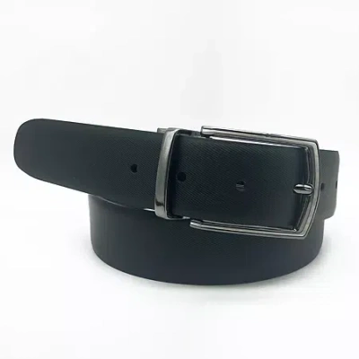 J. Ferrar Shanghai Reversible Mens Belt In Black