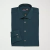 J. Ferrar Slim 360 Stretch Performance Mens Slim Fit Stretch Fabric Long Sleeve Dress Shirt In Green