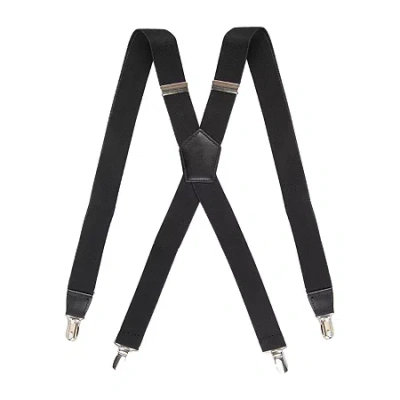 J. Ferrar J Ferrar Stretch Men's Suspender In Black
