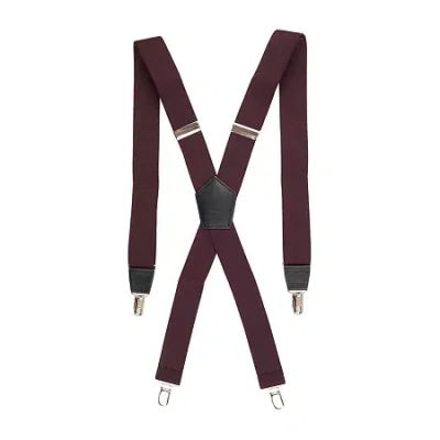 J. Ferrar Stretch Men's Suspender In Red