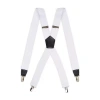 J. Ferrar J Ferrar Stretch Men's Suspender In White
