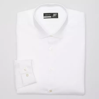 J. Ferrar Ultra Comfort Mens Regular Fit Wrinkle Free Long Sleeve Dress Shirt In White