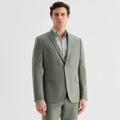 J. Ferrar Ultra Comfort Mens Slim Fit Suit Jacket In Gray