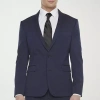 J. Ferrar Ultra Comfort Mens Stretch Fabric Super Slim Fit Suit Jacket In Blue