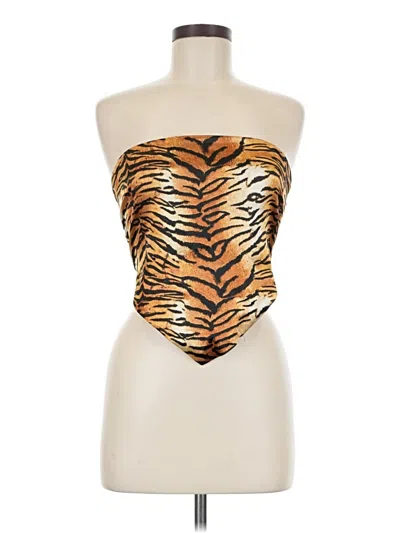 Pre-owned J For Justify Bodysuit In Gold