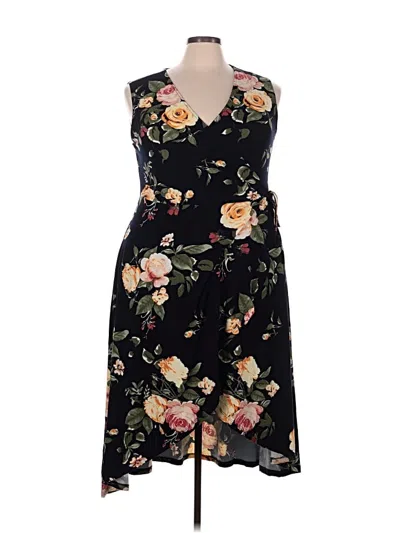 Pre-owned J For Justify Casual Dress In Black