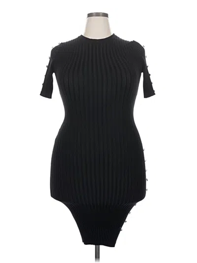 Pre-owned J For Justify Casual Dress In Black
