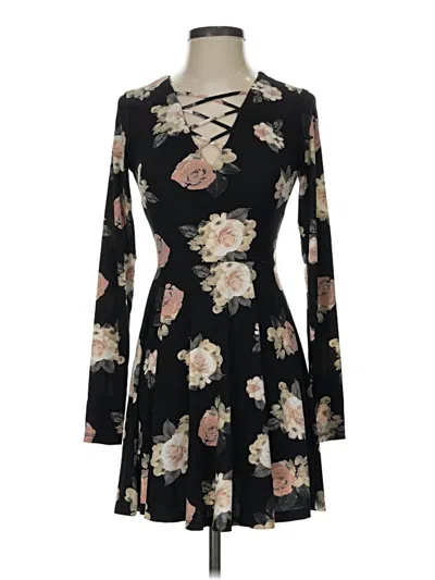 Pre-owned J For Justify Casual Dress In Black