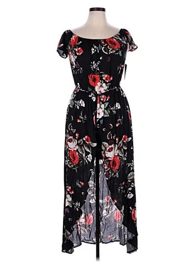 Pre-owned J For Justify Casual Dress In Black
