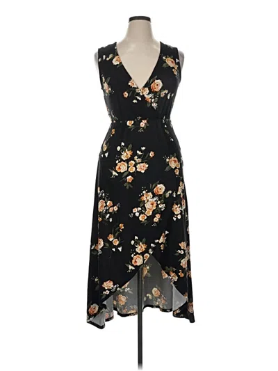 Pre-owned J For Justify Casual Dress In Black