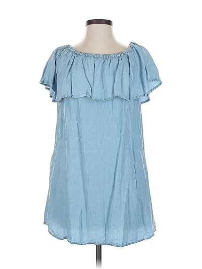 Pre-owned J For Justify Casual Dress In Blue