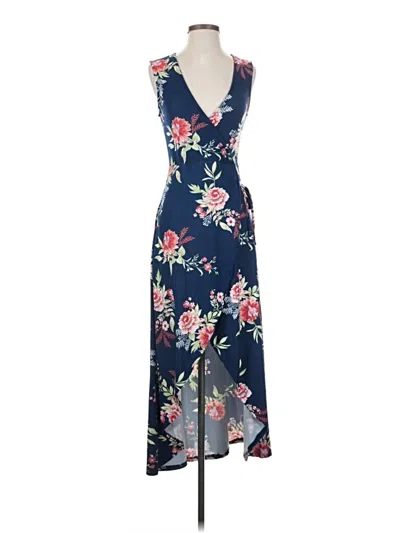 Pre-owned J For Justify Casual Dress In Blue
