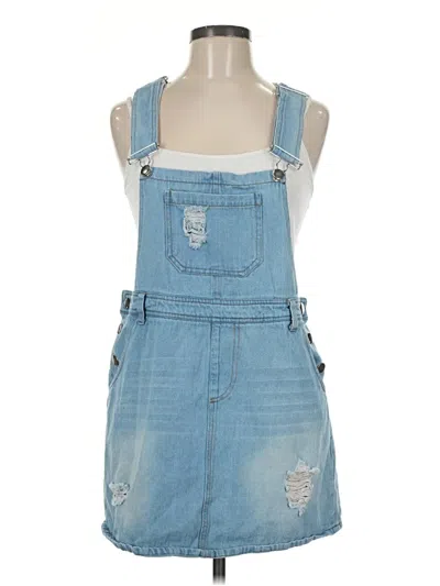 Pre-owned J For Justify Casual Dress In Blue