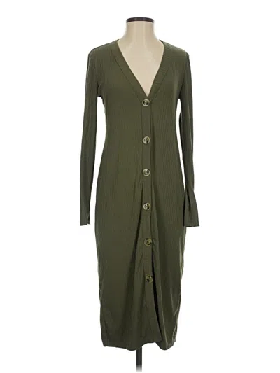 Pre-owned J For Justify Casual Dress In Green