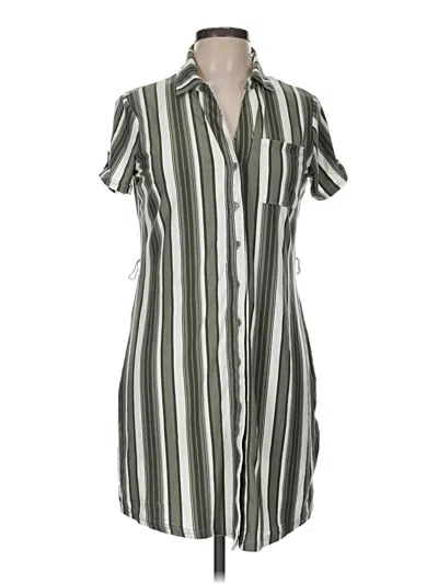 Pre-owned J For Justify Casual Dress In Green