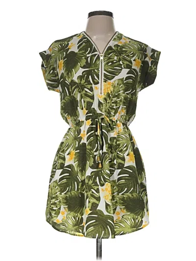 Pre-owned J For Justify Casual Dress In Green