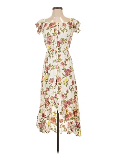 Pre-owned J For Justify Casual Dress In Ivory