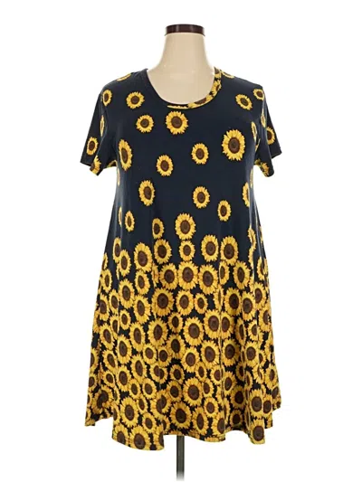 Pre-owned J For Justify Casual Dress In Yellow