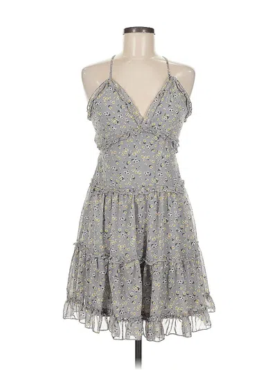 Pre-owned J For Justify Cocktail Dress In Gray