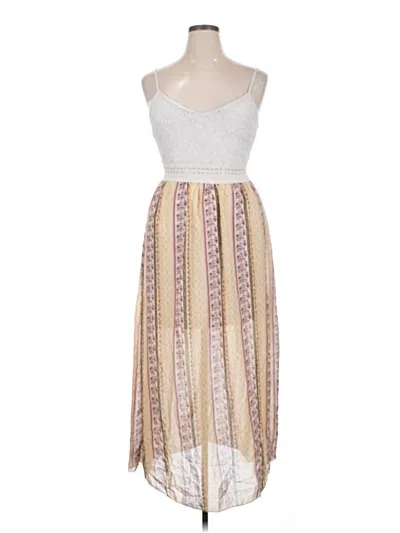 Pre-owned J For Justify Cocktail Dress In Ivory