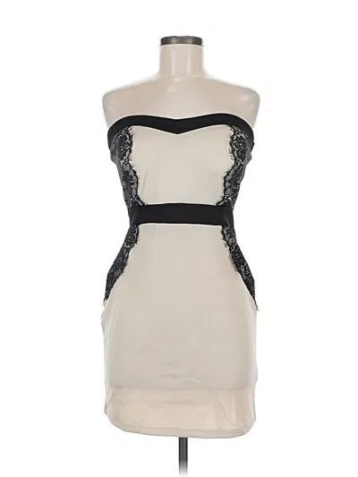 Pre-owned J For Justify Cocktail Dress In White