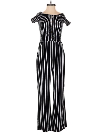 Pre-owned J For Justify Jumpsuit In Black