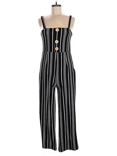 Pre-owned J For Justify Jumpsuit In Black