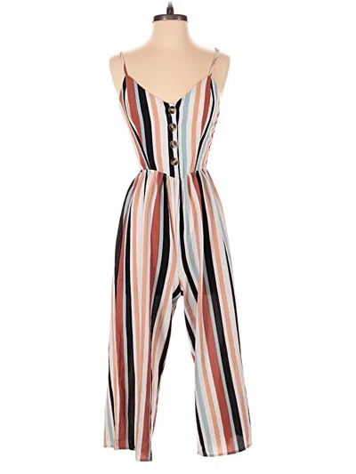 Pre-owned J For Justify Jumpsuit In Ivory