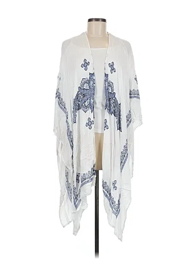 Pre-owned J For Justify Kimono In White